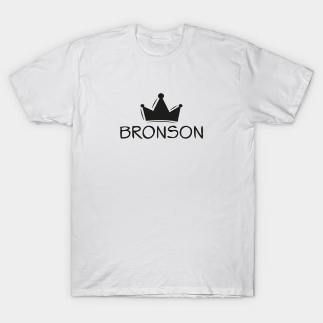 Bronson name, Sticker design. T-Shirt by khaled